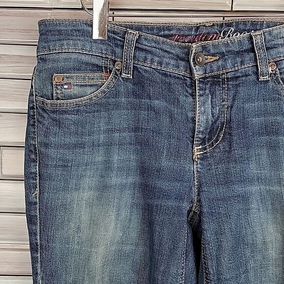 Tommy Hilfiger Freedom bootcut blue denim jeans Size 6S - Picture 5 of 13